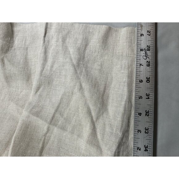 Puntodue Linen Shorts Men's Size 42 Pleated Pockets Made in Italy Light Beige - Picture 7 of 9